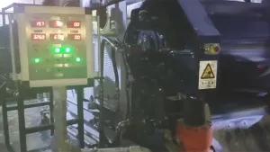 Extrusora de doble tornillo para caucho