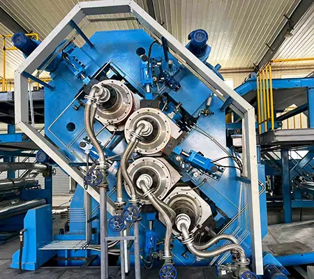 Calandra de 4 rodillos