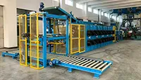 Línea batch-off de configuración a nivel de suelo