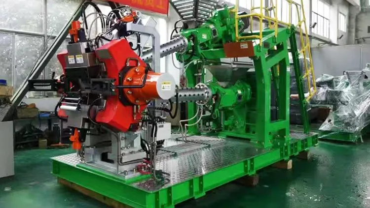 Extrusora dúplex para coextrusión de caucho