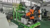 Extrusora dúplex para coextrusión de caucho